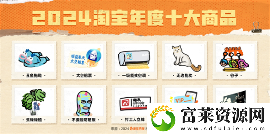 淘宝2024年度十大商品公布