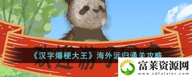 汉字爆梗大王海外远归怎么过
