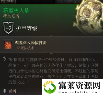 博德之门3菘蓝树人盾获取方法介绍软件教程玩法