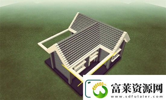 我的世界创意双面屋教程