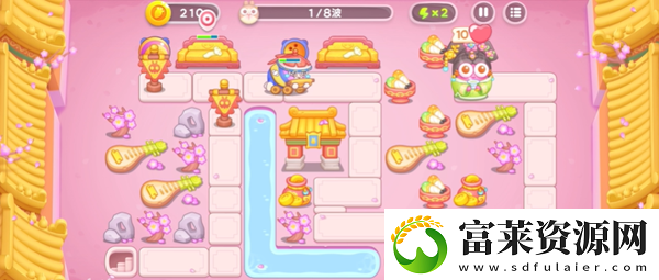 保卫萝卜4秋妃传第83关怎么过