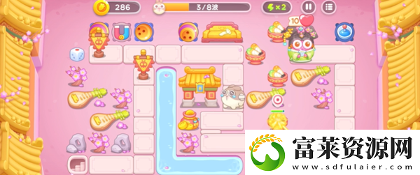 保卫萝卜4秋妃传第83关怎么过