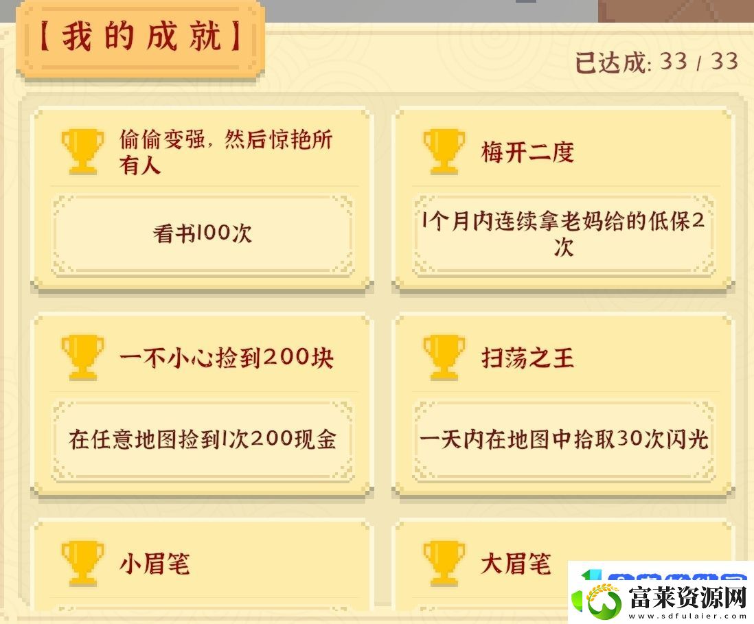 我独自生活全成就攻略