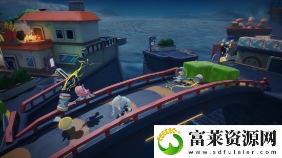 闯关型派对游戏异星狂奔Steam页面