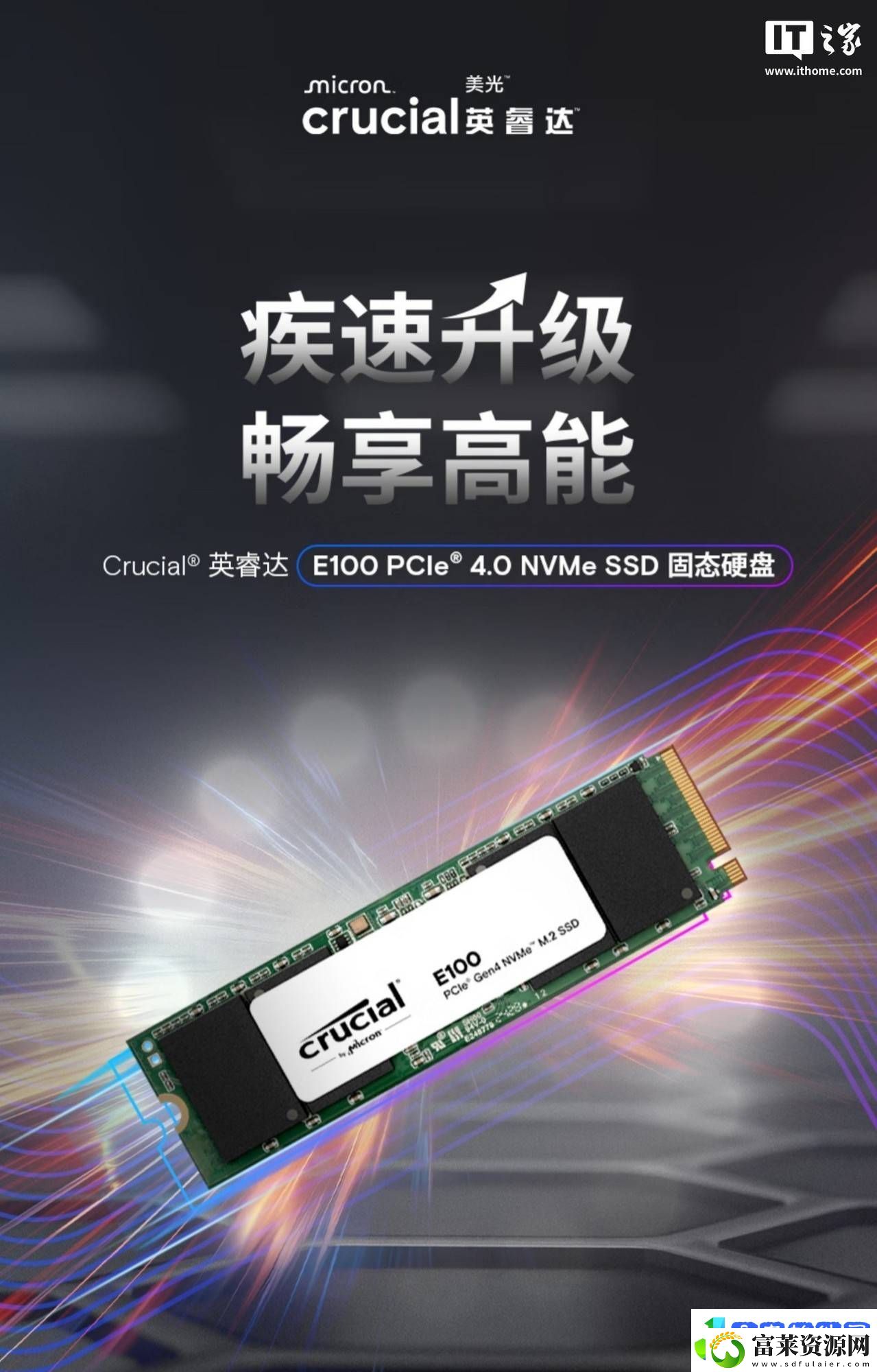 英睿达E100固态硬盘上市
