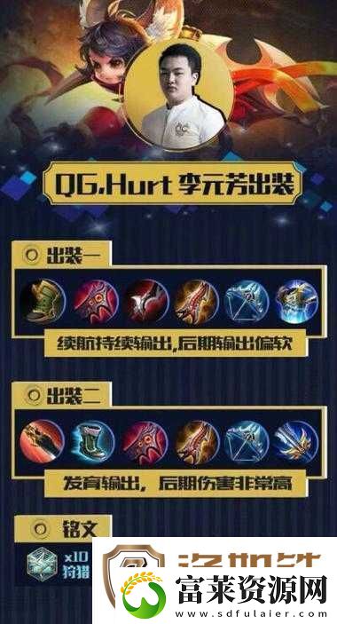 王者荣耀S13赛季李元芳高效出装攻略及铭文价值最大化解析