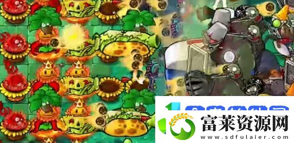 植物大战僵尸杂交版挑战模式第35关怎么通关