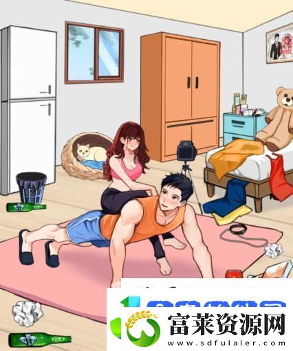 想不到鸭健身女教练怎么玩