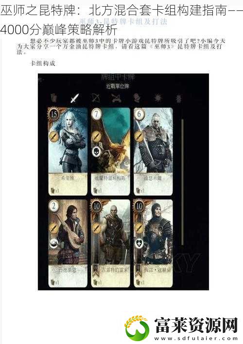 巫师之昆特牌