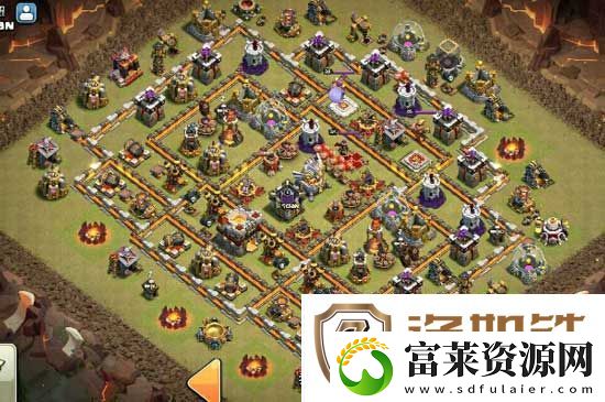 部落冲突11本最强阵型
