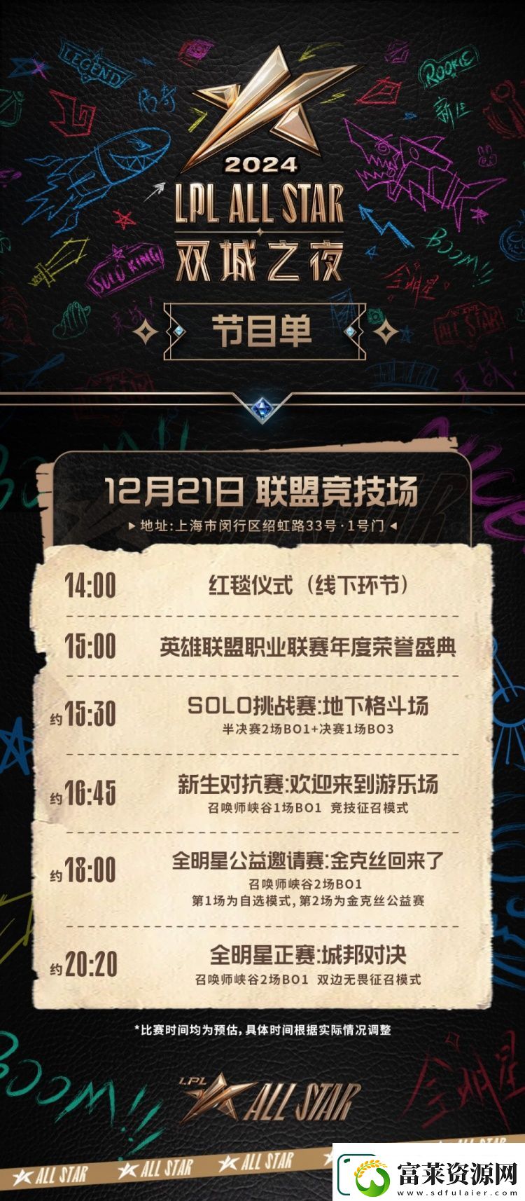 英雄联盟全明星安排