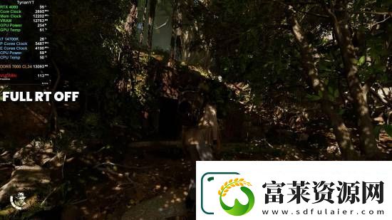 夺宝奇兵路径追踪开/关对比