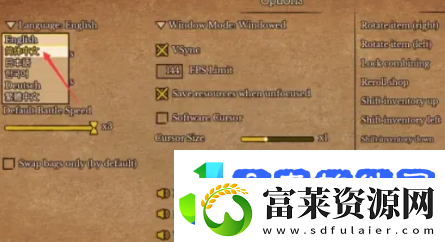 背包乱斗怎么改成中文