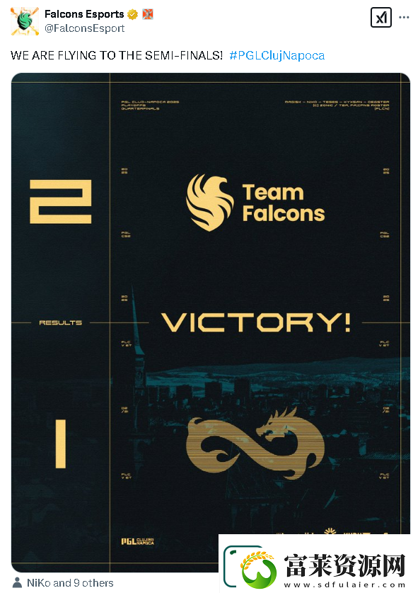 Falcons战胜Eternal