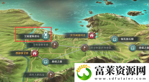 黑色沙漠手游艾格里斯祭坛钓鱼点在哪