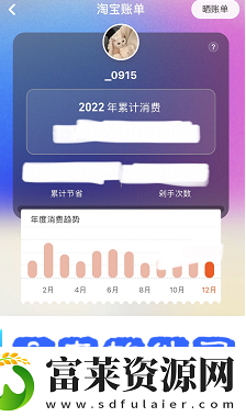 一年的淘宝人生账单在哪里看