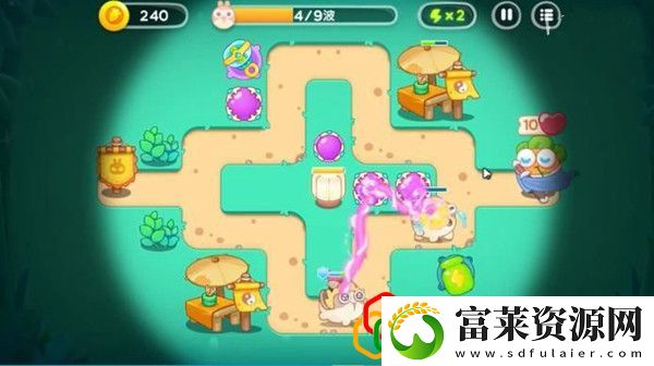 保卫萝卜4第38关怎么打