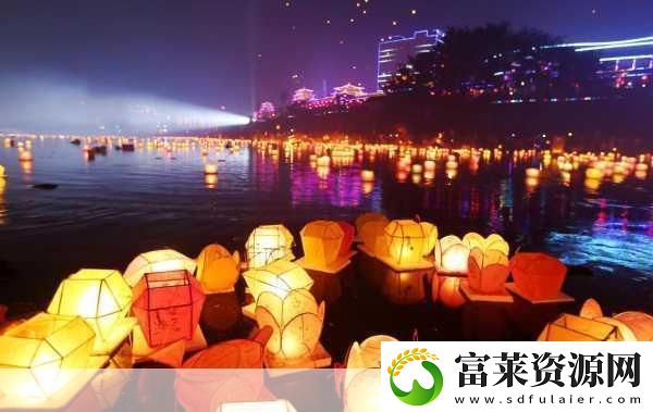 江南百景图中元节河灯
