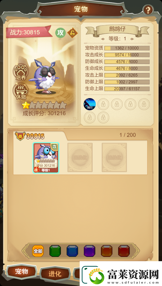 武龙争道宠物玩法说明