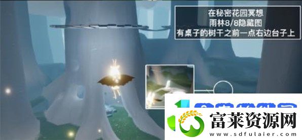 光遇秘密花园冥想在哪个图