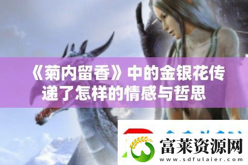 菊内留香中的金银花传递了怎样的情感与哲思