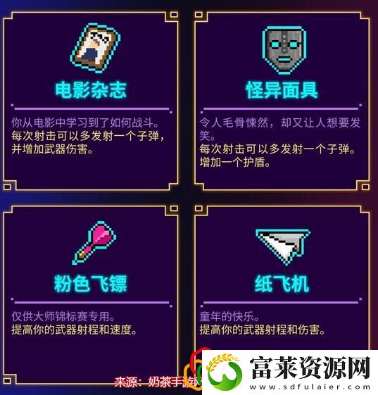 霓虹深渊无限道具图鉴