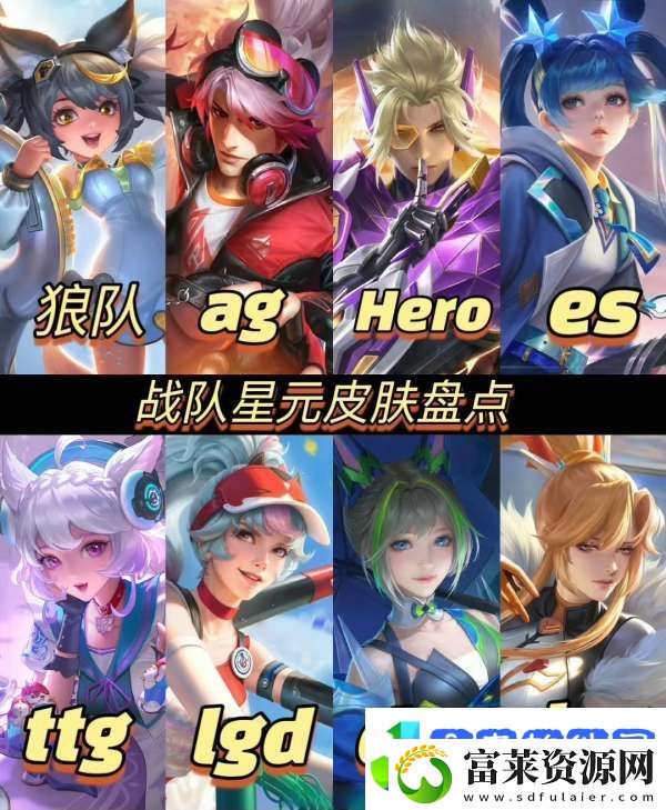 王者战队星元皮肤盘点