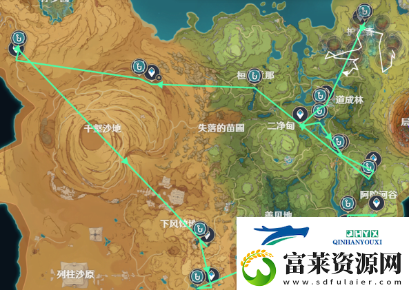 原神提瓦特钓鱼路线一览软件教程玩法