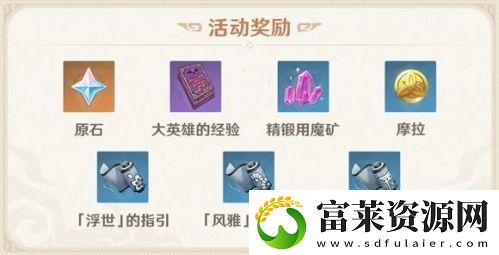 原神幻影心流活动奖励有哪些