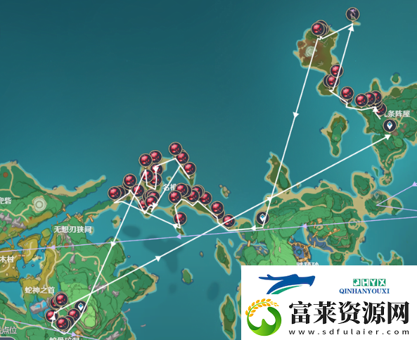 原神提瓦特钓鱼路线一览软件教程玩法