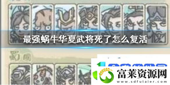最强蜗牛华夏武将复活攻略