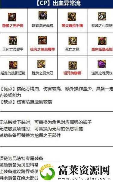 地下城与勇士110级狂战士毕业装备是什么