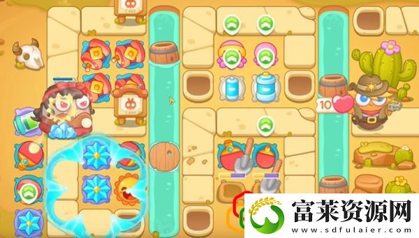 保卫萝卜4波仔很忙第55关怎么玩
