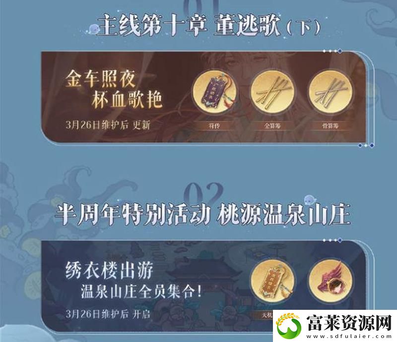 如鸢半周年活动曝光