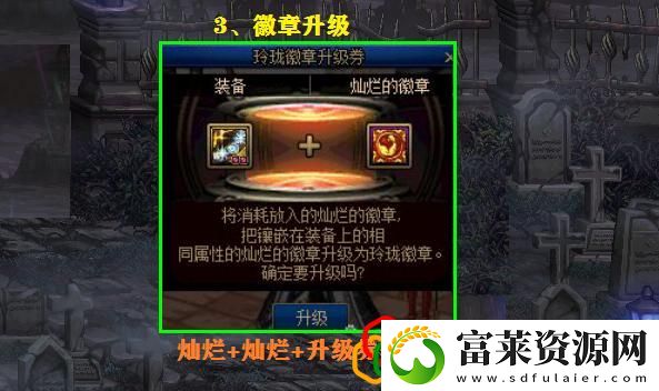 玲珑徽章升级卷买错了