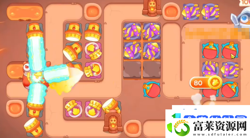 保卫萝卜4饿龙传说第59关攻略