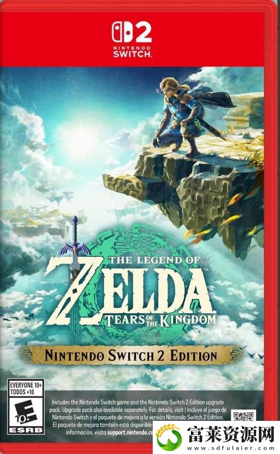 Switch2实体卡带盒装封面公布